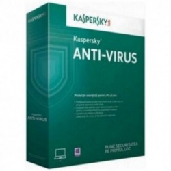 Antivirus Kaspersky AntiVirus 2016, Prelungire licenta, Box, 4 Licente, 1 An
