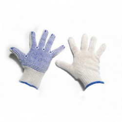 Manusa de protectie din tricot sintetic cu aplicatii punctiforme PVC  PERRY